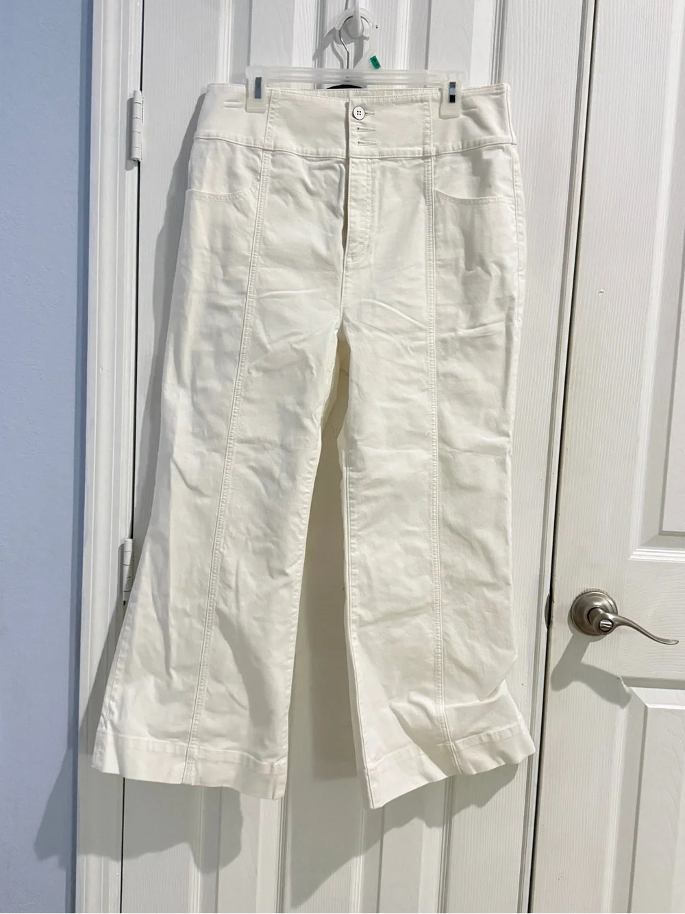 kate spade White Kids Jeans with Pink Logo Tag